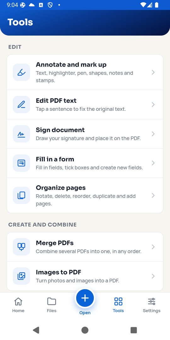 List of PDF tools